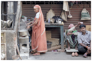 Chinese morning market