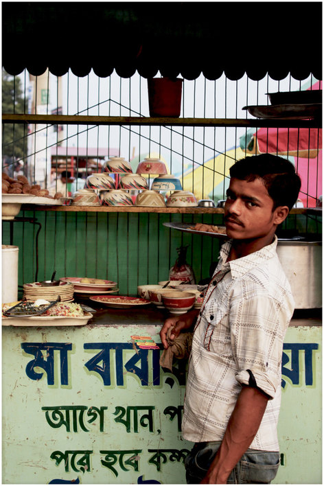 Street vendor at the boardwalk