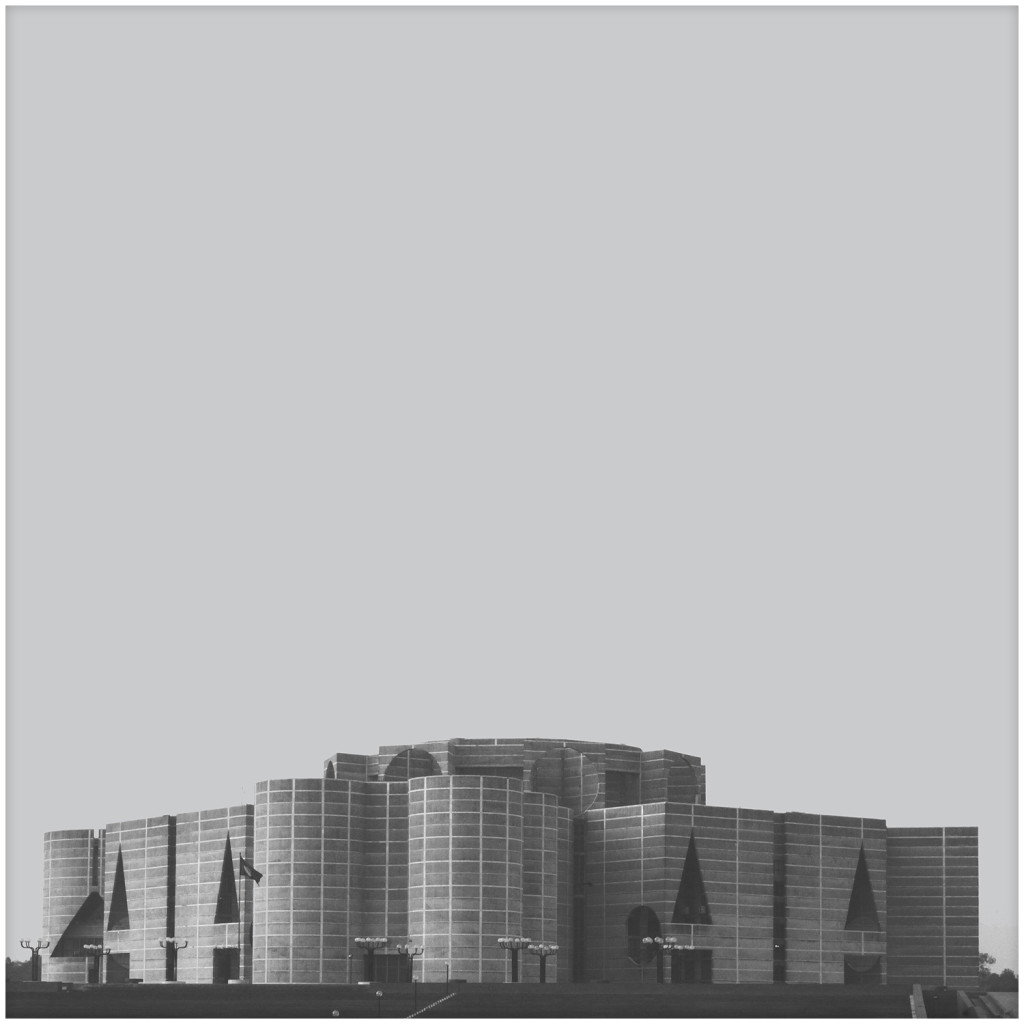 The National Assembly (the parliament) in Dhaka made by Louis Kahn