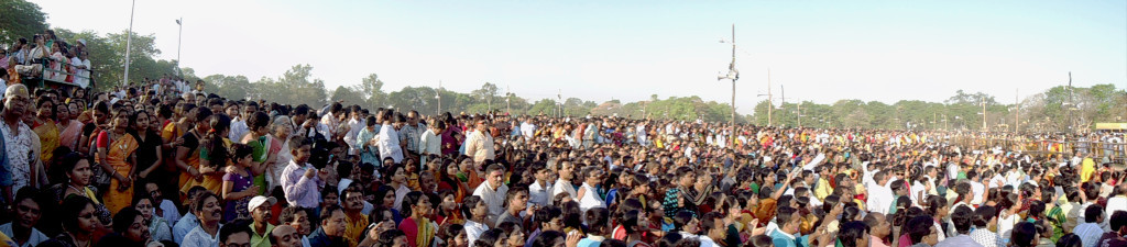 On the festival field