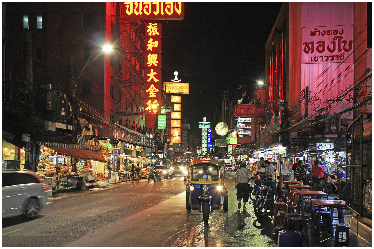 Chinatown Bangkok at night