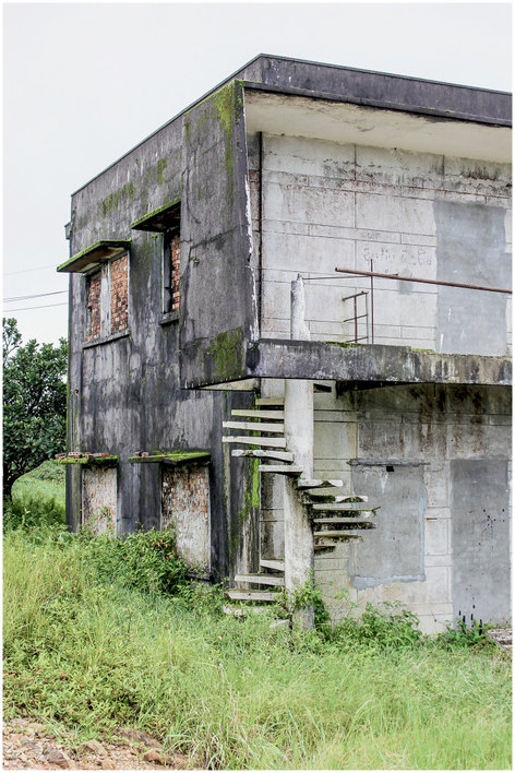 Old police station on Bokor Hill